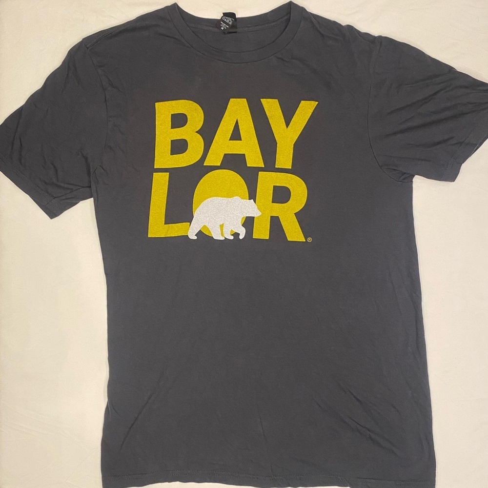 Baylor Graphic Men's Gray Very important Tee- T-Shirt -M